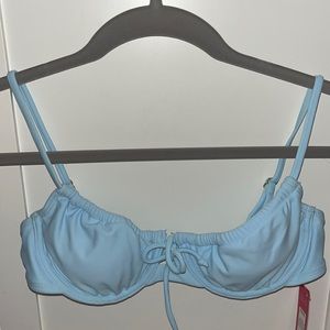 Blue bikini top- never used before